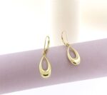 1747470444 lucchetta 14k gold dangle earrings with oval hoop teardrop leverback drop.jpg