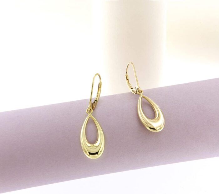 1747470444 lucchetta 14k gold dangle earrings with oval hoop teardrop leverback drop.jpg