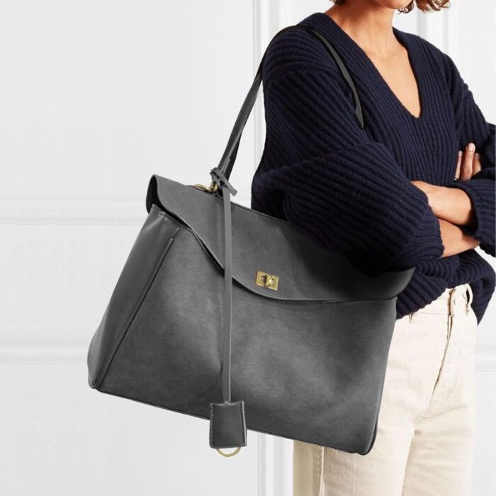 1747471778 leather suede tote bag for women genuine leather satchel purse fashion ladies shoulder handbag for travel work.jpg