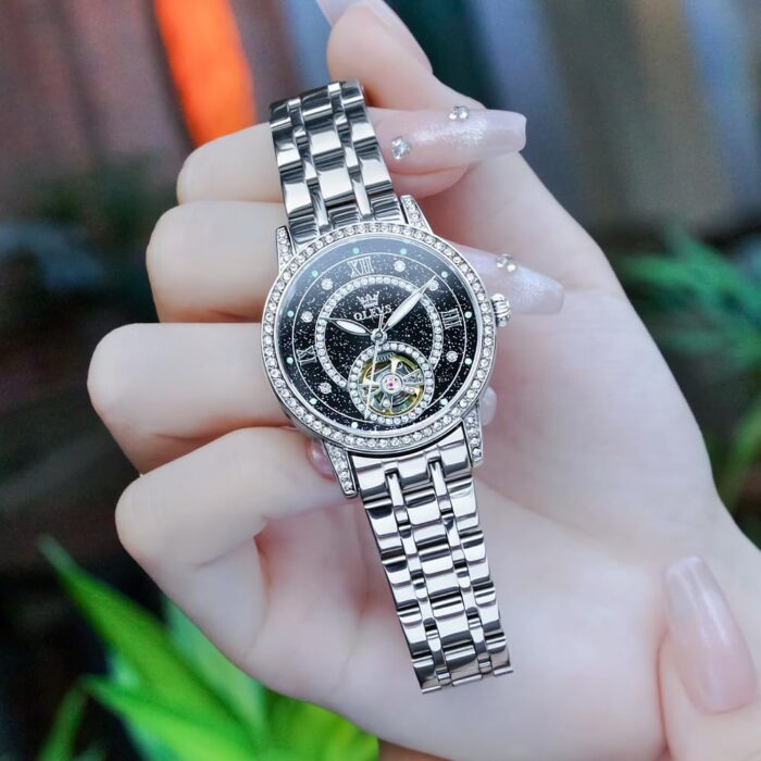 1747477666 olevs automatic womens watches skeleton starry sky ladies watch silver rose gold mechanical luxury business dress diamond luminous waterproof wrist watches watches.jpg