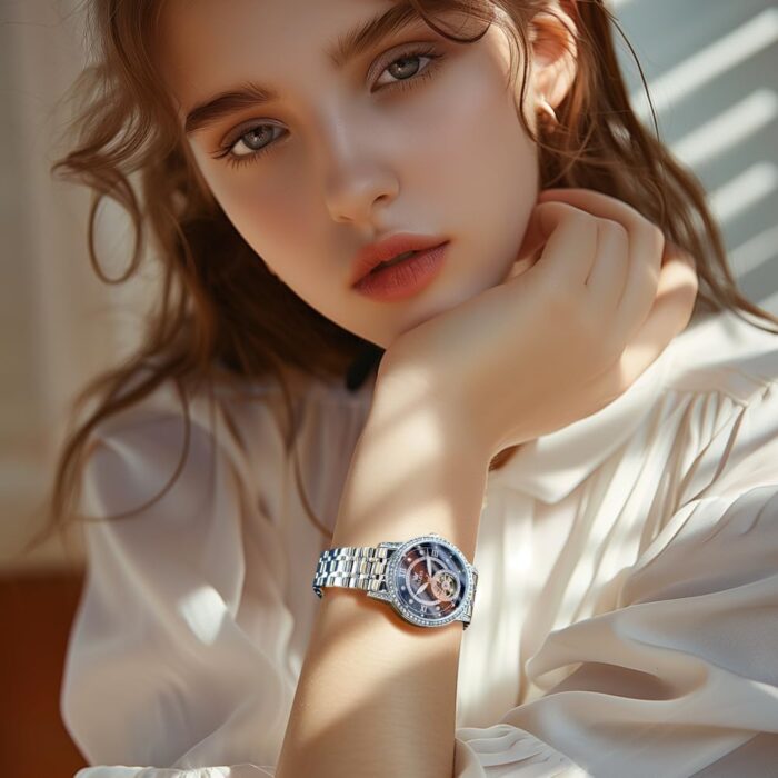 1747477670 olevs automatic womens watches skeleton starry sky ladies watch silver rose gold mechanical luxury business dress diamond luminous waterproof wrist watches watches.jpg