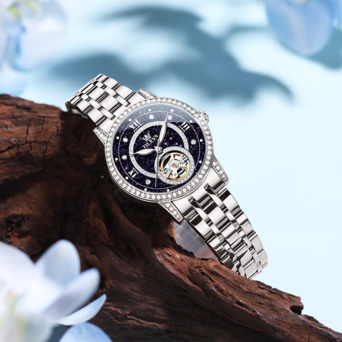1747477672 olevs automatic womens watches skeleton starry sky ladies watch silver rose gold mechanical luxury business dress diamond luminous waterproof wrist watches watches.jpg