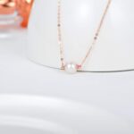 1747481646 14k solid gold pearl necklace for women delicate cultured freshwater pearl choker pendant necklace love jewelry gift for girls mom wife 16 18.jpg