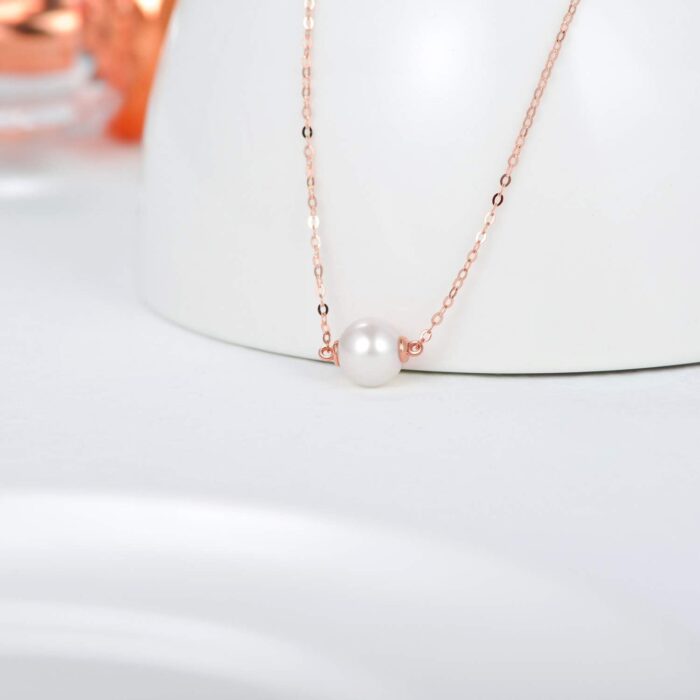 1747481646 14k solid gold pearl necklace for women delicate cultured freshwater pearl choker pendant necklace love jewelry gift for girls mom wife 16 18.jpg
