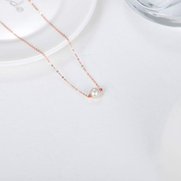 1747481648 14k solid gold pearl necklace for women delicate cultured freshwater pearl choker pendant necklace love jewelry gift for girls mom wife 16 18.jpg