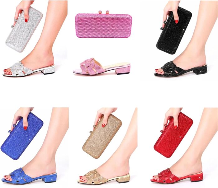 1747481796 womens party wedding shoes bag set rhinestone crystal decoration italian design plus size summer fashion slippers.jpg