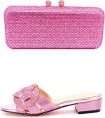 1747481802 womens party wedding shoes bag set rhinestone crystal decoration italian design plus size summer fashion slippers.jpg