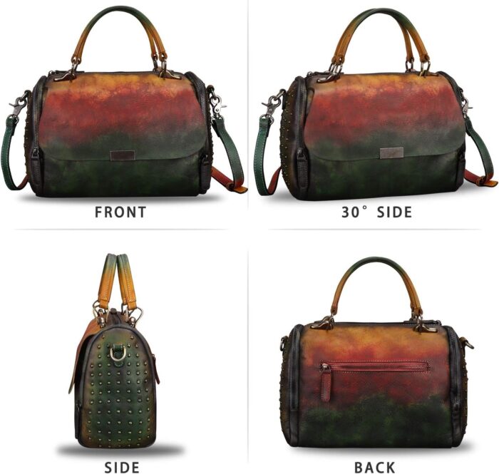 1747486444 genuine leather satchel purses for women vintage handmade handbag crossbody shoulder bag.jpg