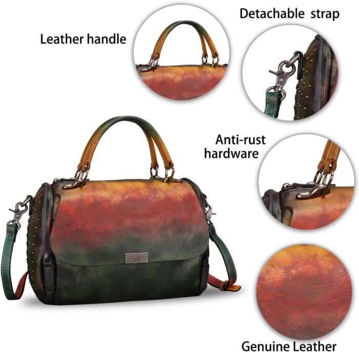 1747486446 genuine leather satchel purses for women vintage handmade handbag crossbody shoulder bag.jpg