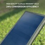 1747491178 elecom nestout portable solar panel dual usb a ports 28w power generation charger for phone camping durable water resistant ripstop nylon foldable lightweight adjustable stands 4 panel.jpg