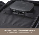 1747491181 elecom nestout portable solar panel dual usb a ports 28w power generation charger for phone camping durable water resistant ripstop nylon foldable lightweight adjustable stands 4 panel.jpg
