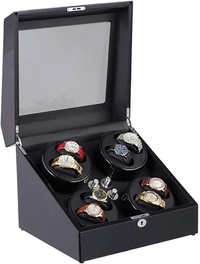 1747498436 watch winder with quiet motors watch winder automatic for 8 watches rotating wooden watch box gift for men women.jpg