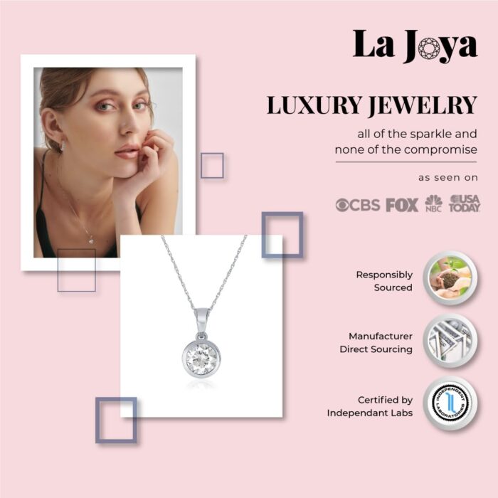 1747503823 lab grown bezel diamond necklaces for women certified 14 1 carat solid 14k gold diamond necklace accompanied by adjustable real gold chain sparkling gh vssi diamond jewelry for women.jpg
