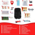 1747505968 fully stocked first aid kit with mylar rescue tent sleeping bag cpr mask survival gear camping essentials travel first aid kit emergency supplies medical supplies – black.jpg