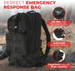 1747505974 fully stocked first aid kit with mylar rescue tent sleeping bag cpr mask survival gear camping essentials travel first aid kit emergency supplies medical supplies – black.jpg