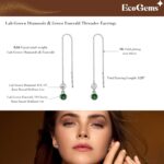 1747507558 18k whiteyellow gold plated silver long drop earring with 0.640.66 tcw lab grown emerald0.70 tcw moissanitelab grown diamond earring for women gift for her jewelry for women.jpg