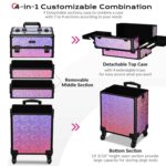 1747509619 byootique rolling makeup train case on wheels 4in1 cosmetology profesional travel cosmetic bag lockable organizer box for hairstylist artist nail beauty salon barbermermaid pink.jpg