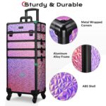 1747509622 byootique rolling makeup train case on wheels 4in1 cosmetology profesional travel cosmetic bag lockable organizer box for hairstylist artist nail beauty salon barbermermaid pink.jpg