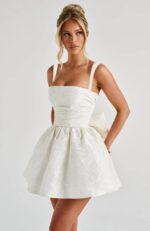 1747511816 jacquard satin homecoming dresses 2025 with bow a line spaghetti straps formal evening gown.jpg