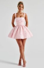 1747511818 jacquard satin homecoming dresses 2025 with bow a line spaghetti straps formal evening gown.jpg