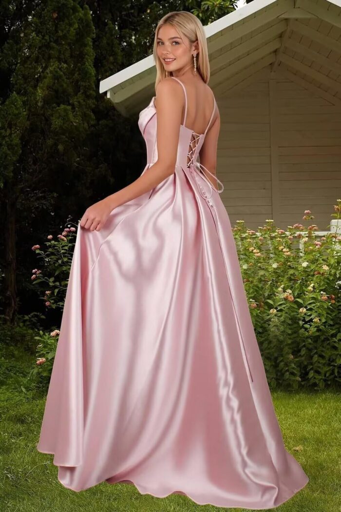 1747522964 womens satin prom dresses with slit 2025 spaghetti straps sequin cowl neck formal dress with pockets.jpg