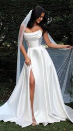 1747522969 womens satin prom dresses with slit 2025 spaghetti straps sequin cowl neck formal dress with pockets.jpg