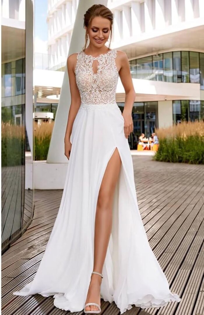 1747530287 boho mermaid wedding dresses with slit lace appliques chiffon beach bride dress backless he1080a10.jpg