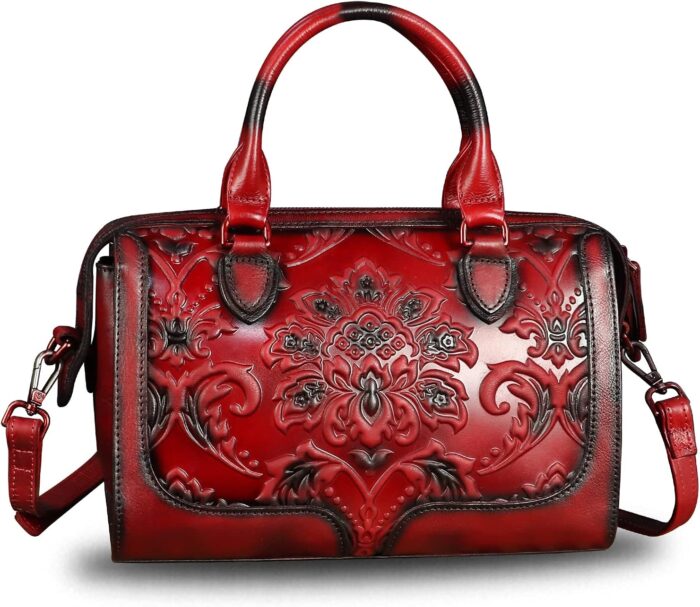 1747530676 genuine leather top handle handbag for women handmade vintage satchel retro cowhide crossbody handbags purse hobo bags.jpg