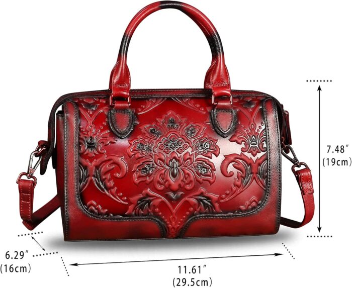 1747530682 genuine leather top handle handbag for women handmade vintage satchel retro cowhide crossbody handbags purse hobo bags.jpg