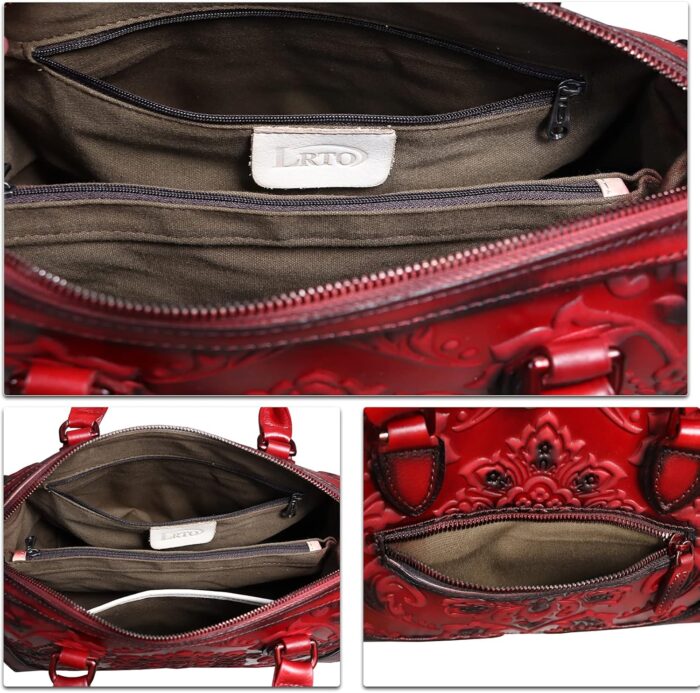 1747530686 genuine leather top handle handbag for women handmade vintage satchel retro cowhide crossbody handbags purse hobo bags.jpg