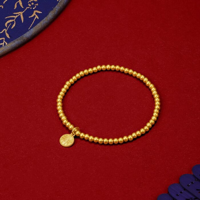 1747533232 24k solid gold bracelet for women real pure gold jewelry dainty fortune gold coin plate gold bead bracelet for men girlfriend.jpg