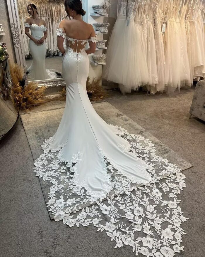 1747537583 mermaid wedding dresses for bride flower appliques satin beach bride dress with train off shoulder he1081001.jpg