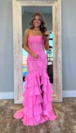 1747541213 mermaid prom dresses for women sparkly sequins tiered chiffon prom dress with slit.jpg