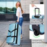 1747546751 dance bag with garment rack omidel 29 rolling dance competition duffle bag with garment rack silent wheels collapsible dance suitcase for dance competition shows recitals travel.jpg