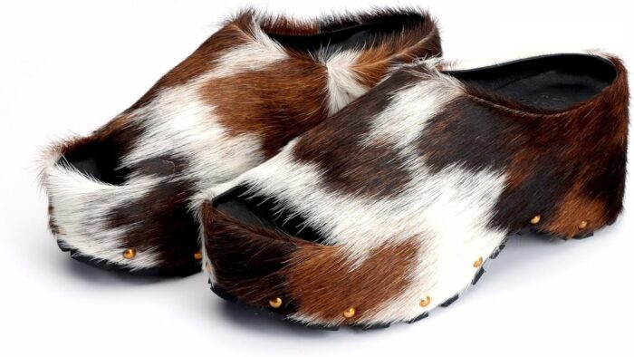 1747547952 xobzjh long hair calfskin chunky clog slide for women memory foam luxury slip on shoes womens mules platform clogsdesigner mules for women 2024.jpg