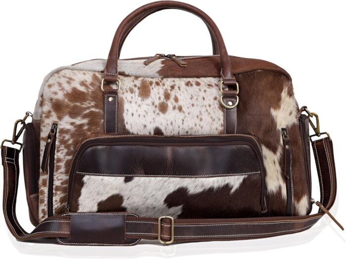 1747550420 cowhide duffel bag large size unisex travel bag brown leather shoe duffel for mens and womens duffel style 2.jpg