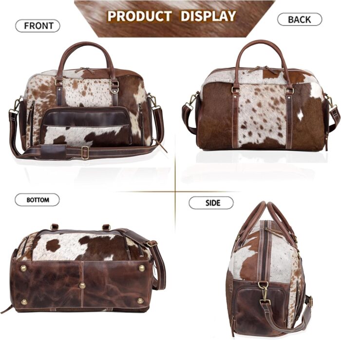1747550424 cowhide duffel bag large size unisex travel bag brown leather shoe duffel for mens and womens duffel style 2.jpg