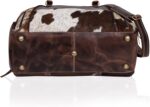 1747550429 cowhide duffel bag large size unisex travel bag brown leather shoe duffel for mens and womens duffel style 2.jpg