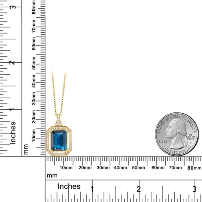 1747551559 gem stone king 18k yellow gold plated silver 11x9mm emerald cut gemstone birthstone pendant necklace for women with 18 inch silver chain.jpg