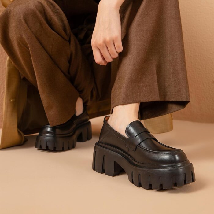 1747551627 beau today chunky loafers womenplatform loafers for womenlug sole slip on leather classic penny shoescomfortable office work business casual dress shoes.jpg