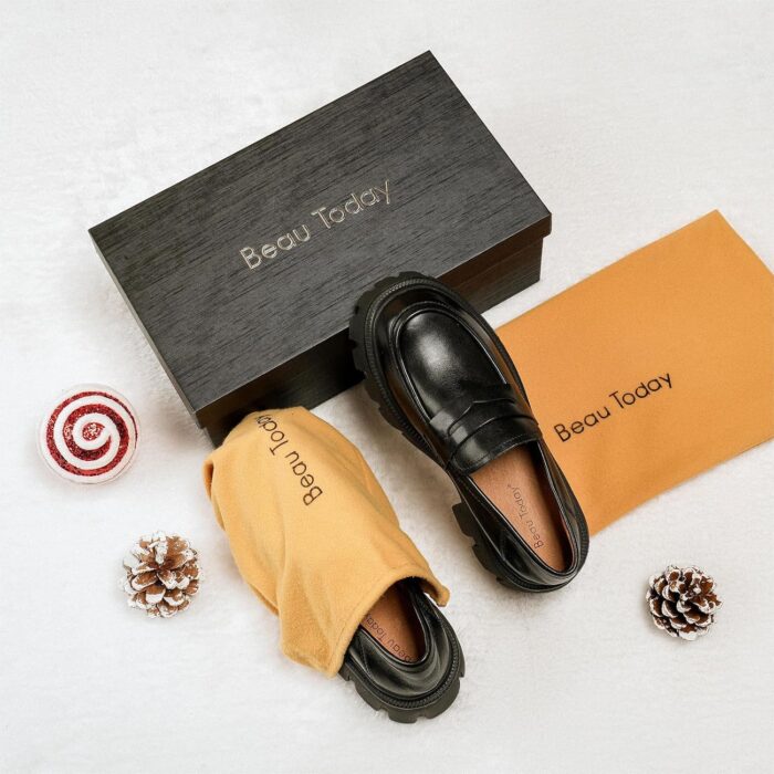 1747551629 beau today chunky loafers womenplatform loafers for womenlug sole slip on leather classic penny shoescomfortable office work business casual dress shoes.jpg