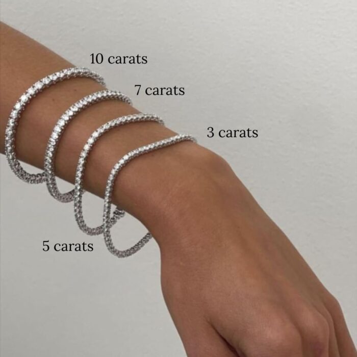 1747555228 3.00 10.00 carat igi certified lab grown diamond tennis bracelet for women 14k solid white gold prong setting push safety lock clasp round cut jewelry size 7 e f color vs1 vs2 clarity.jpg