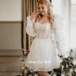 1747555841 short wedding dresses for bride 2025 lace appliques tulle bride dress with sleeve he1082b009.jpg