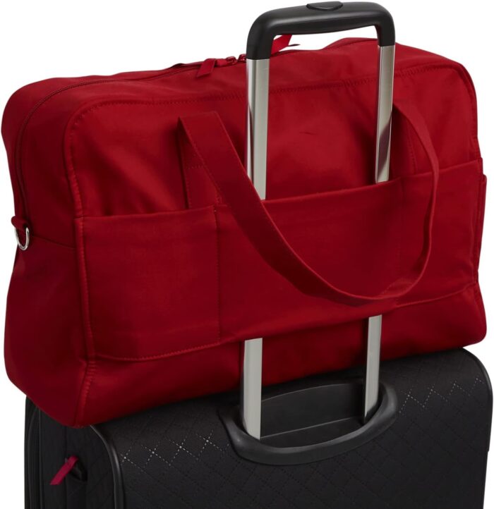 1747556306 vera bradley womens cotton weekender travel bag cardinal red recycled cotton one size.jpg