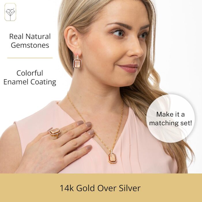 1747558881 big gemstone statement dangle earrings with enamel and white sappire accents hypoallergenic 14k gold over sterling silver gemstone earrings by max stone.jpg