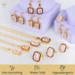 1747558883 big gemstone statement dangle earrings with enamel and white sappire accents hypoallergenic 14k gold over sterling silver gemstone earrings by max stone.jpg