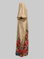 1747559476 uoozee womens puff sleeve floral print maxi dress 2025 summer v neck flowy swing casual long slit dress.jpg