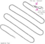 1747562541 real solid 14k yellow or white gold 0.50mm 1.3mm diamond cut square mirror box veneziana chain necklace with lobster claw clasp multiple lengths available men women made in italy.jpg