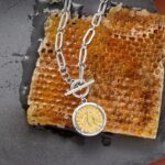 1747566214 ross simons italian sterling silver and 18kt gold over sterling replica bumblebee lira coin paper clip link toggle necklace.jpg