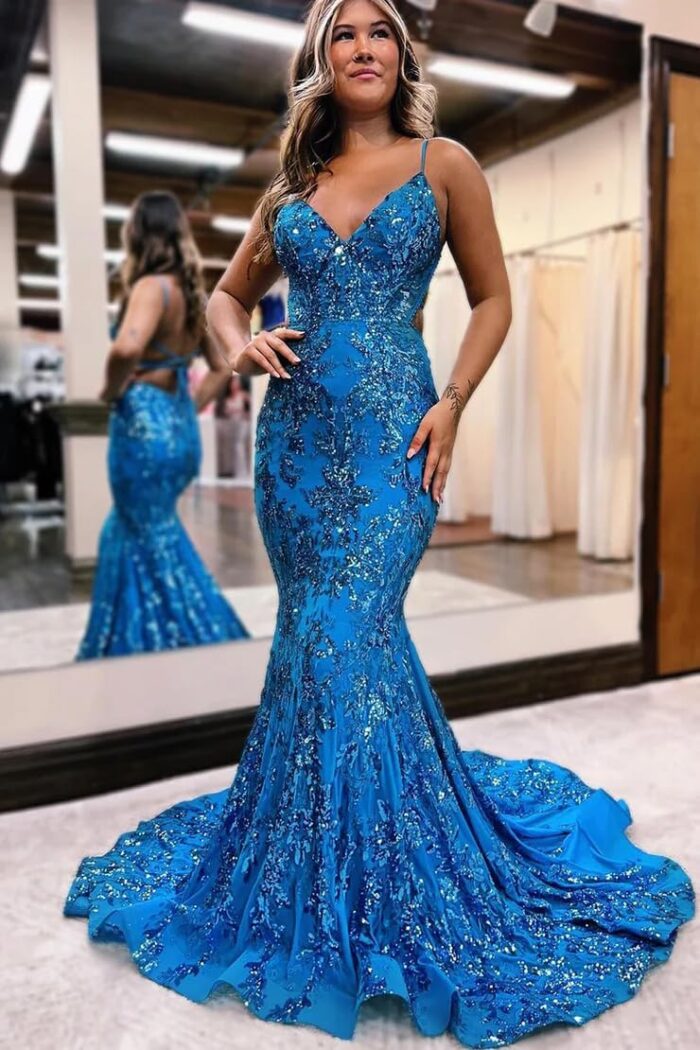 1747574117 spaghetti straps sequin prom dresses mermaid long ball gown v neck applique sparkly formal evening dress.jpg
